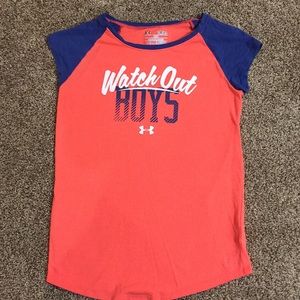 Youth UA small heat Gear shirt